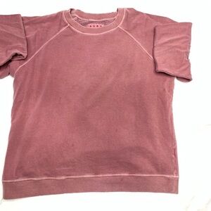 AEROPOSTALE Woman's light pink crewneck pullover SWEATSHIRT size l cozy ltweight